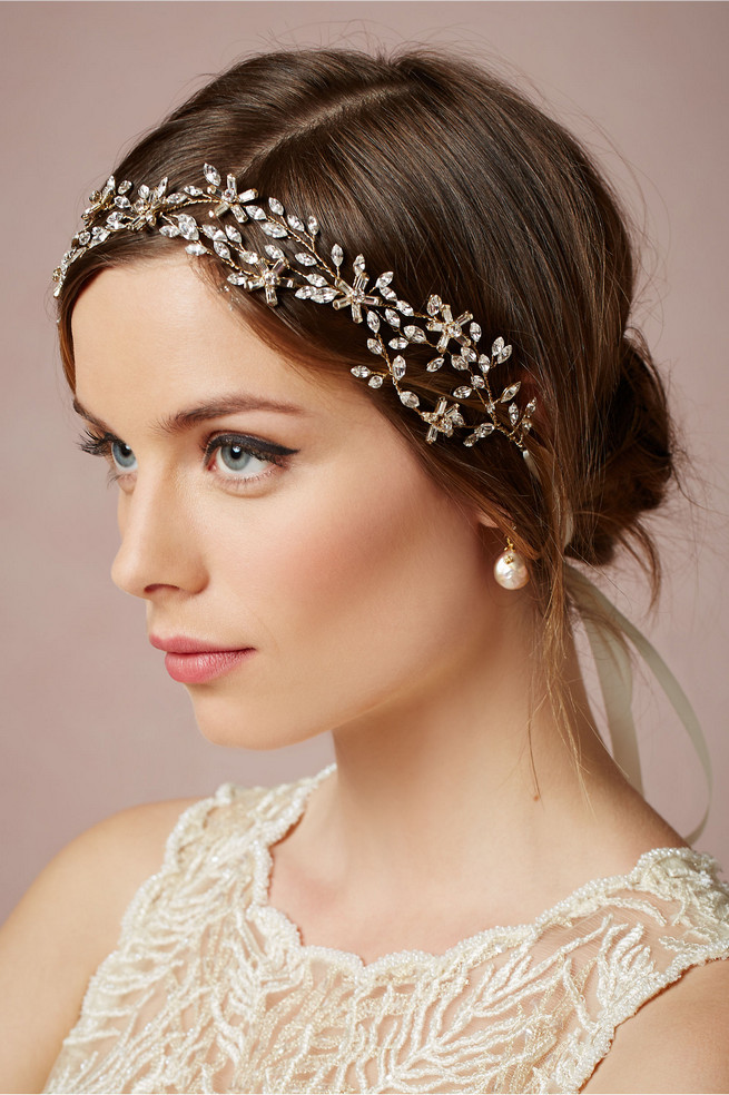 Romantic Wedding Hairstyles With Headpieces
