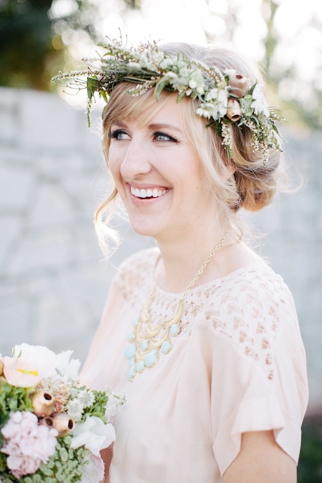 Simple Wedding Hairstyles With Flowers