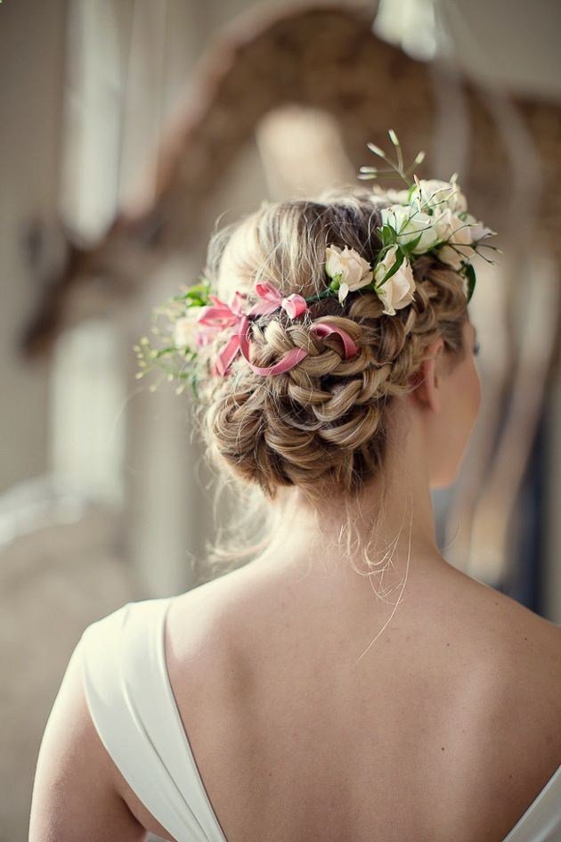 Updo Wedding Hairstyles With Flower