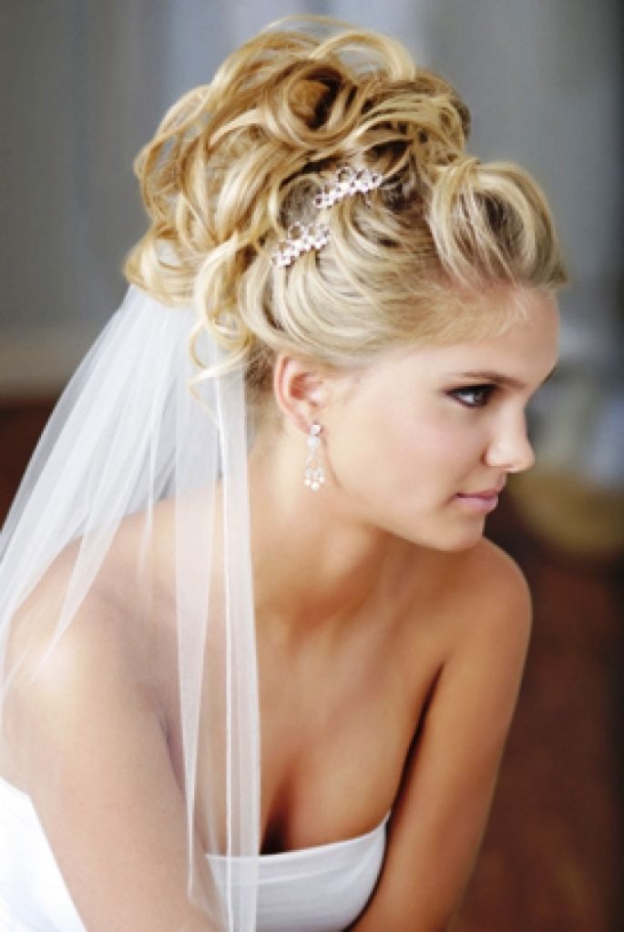 Updo Wedding Hairstyles With Veil