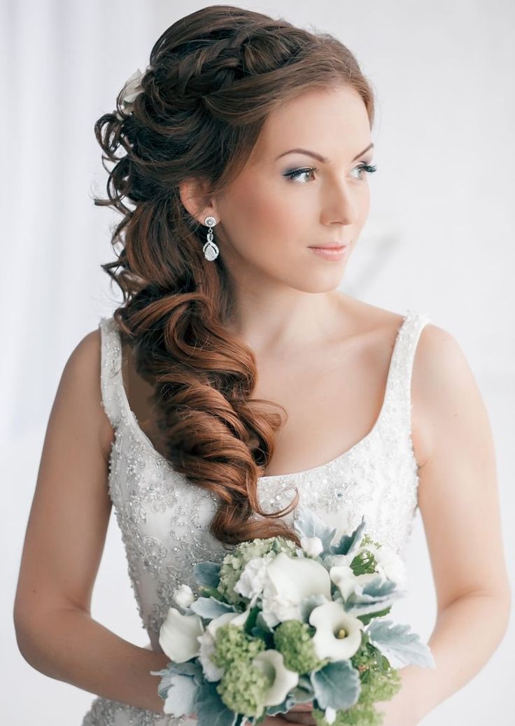 Wedding Hairstyles For Long Hair To The Side
