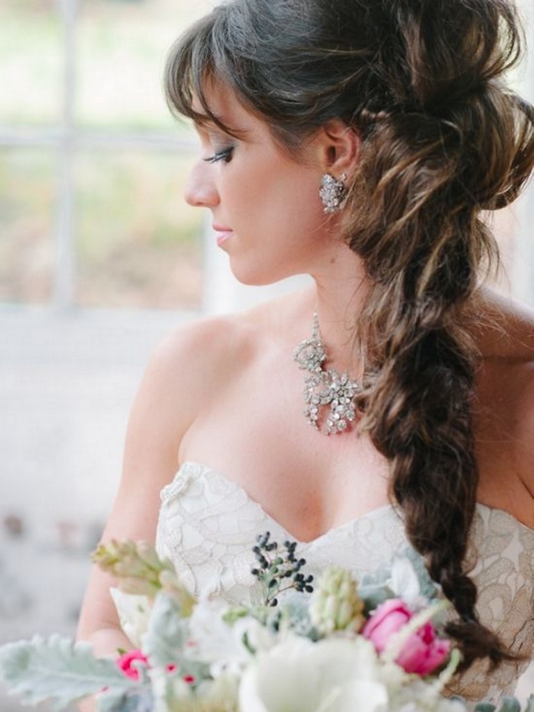 Wedding Hairstyles With Braids To The Side
