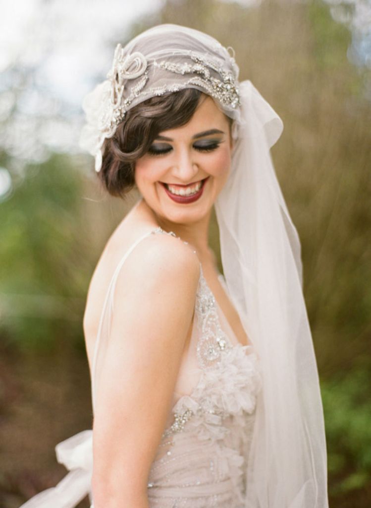 Wedding Hairstyles With Veil And Headpieces