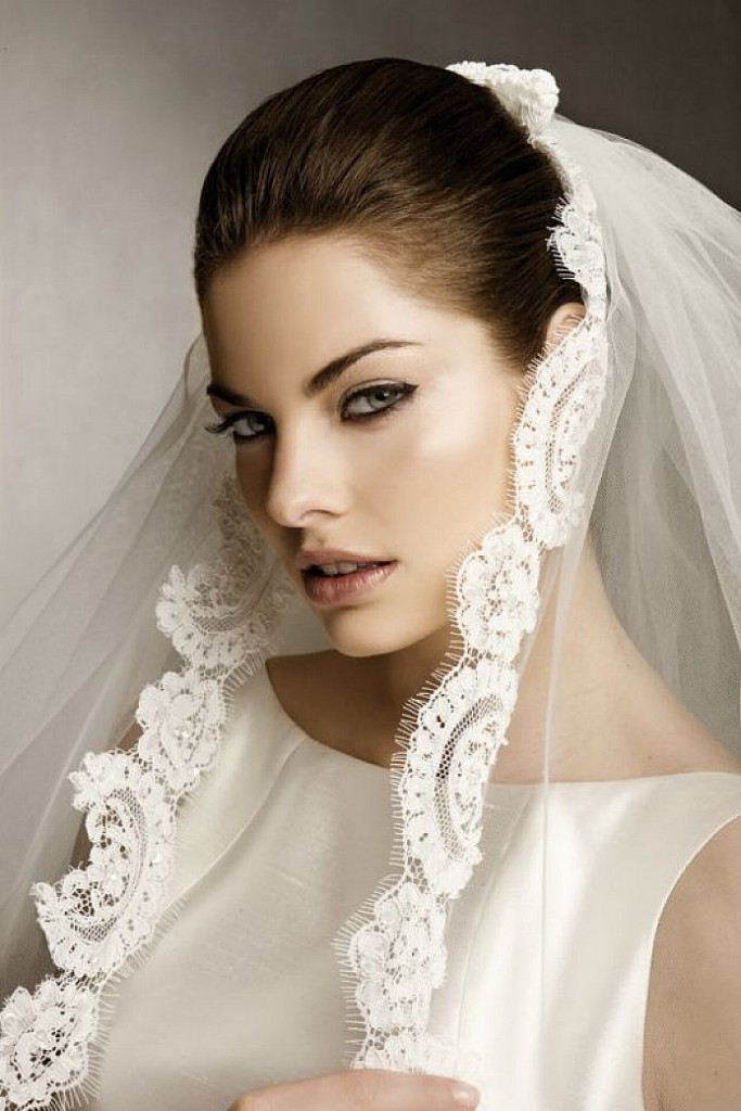 Wedding Hairstyles With Veil For Straight Hair