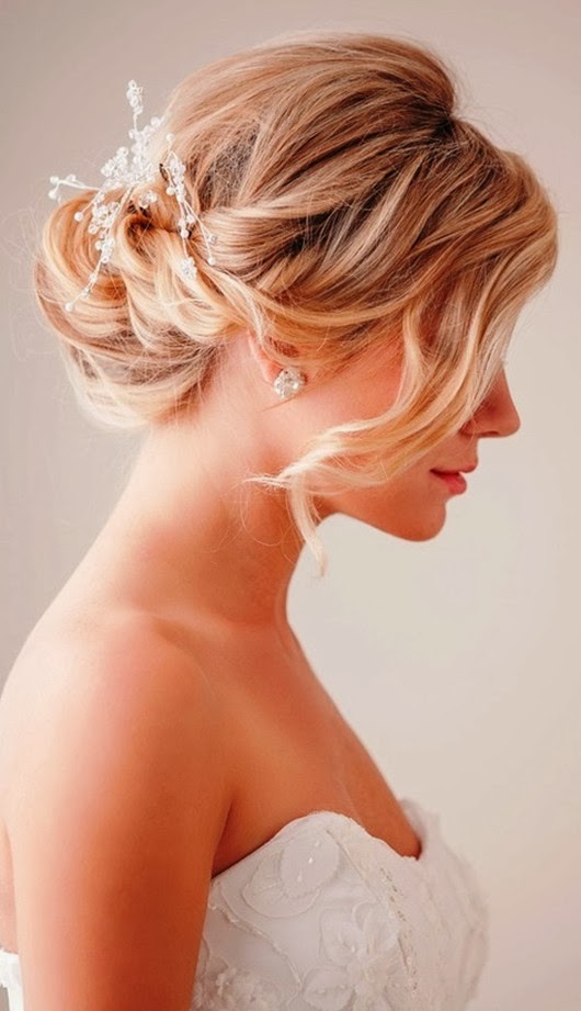 Chignons Wedding Hairstyles With Bangs