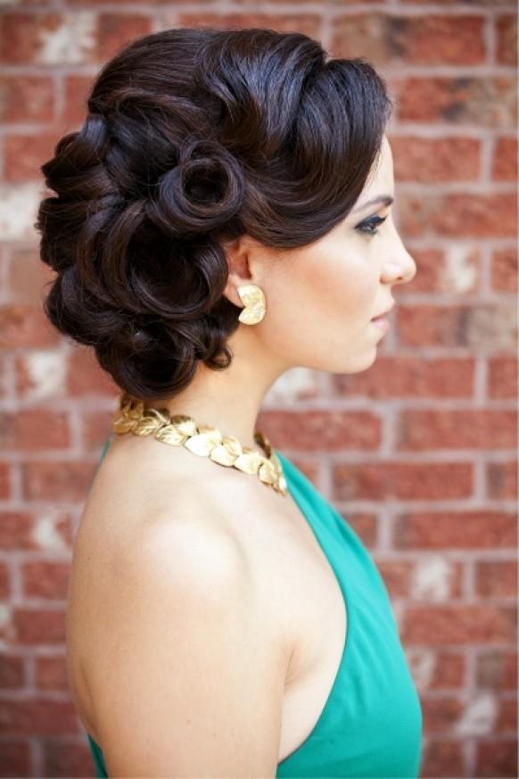 Classic Pin Up Wedding Hairstyles