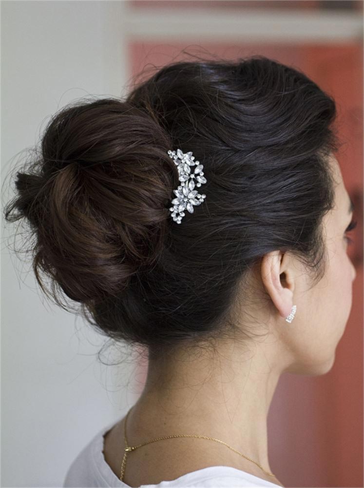Messy Buns Winter Wedding Hairstyles