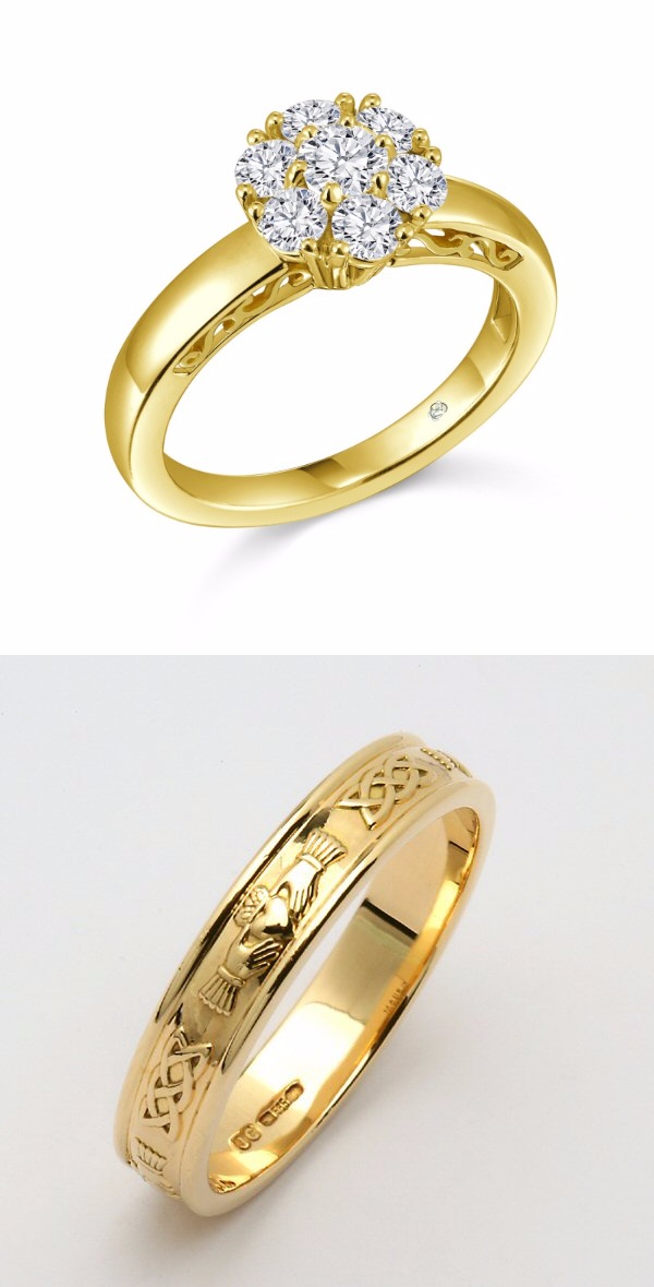 gold-wedding-and-engagement-rings-for-womens