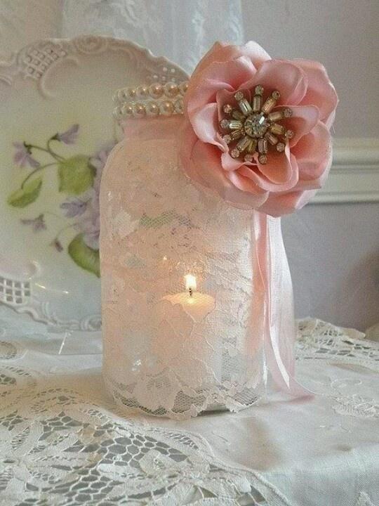 pearls-and-lace-mason-jar-candle