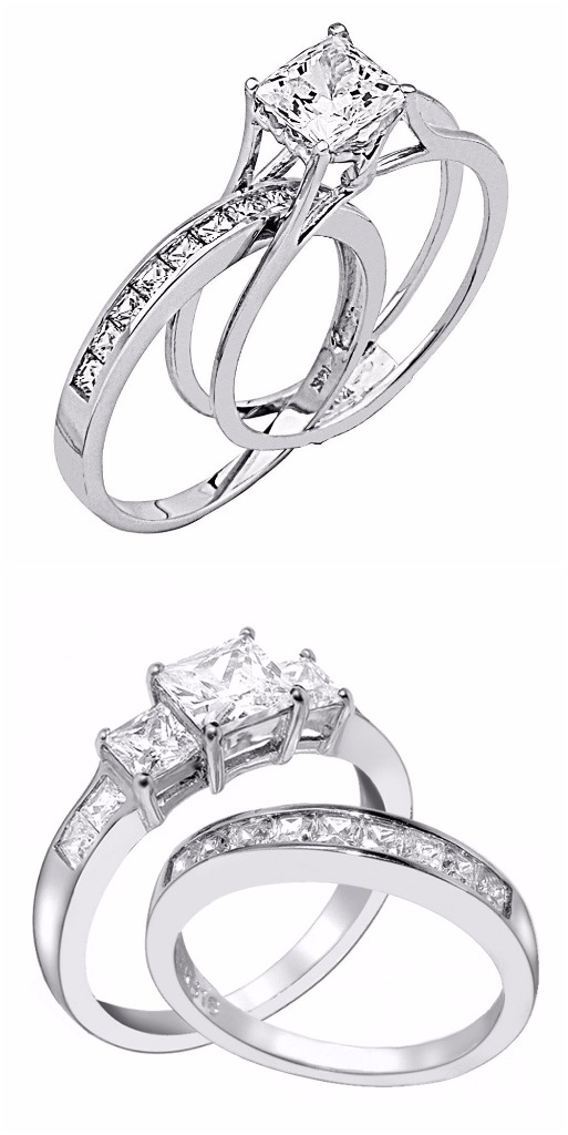 three-stones-silver-engagement-wedding-ring
