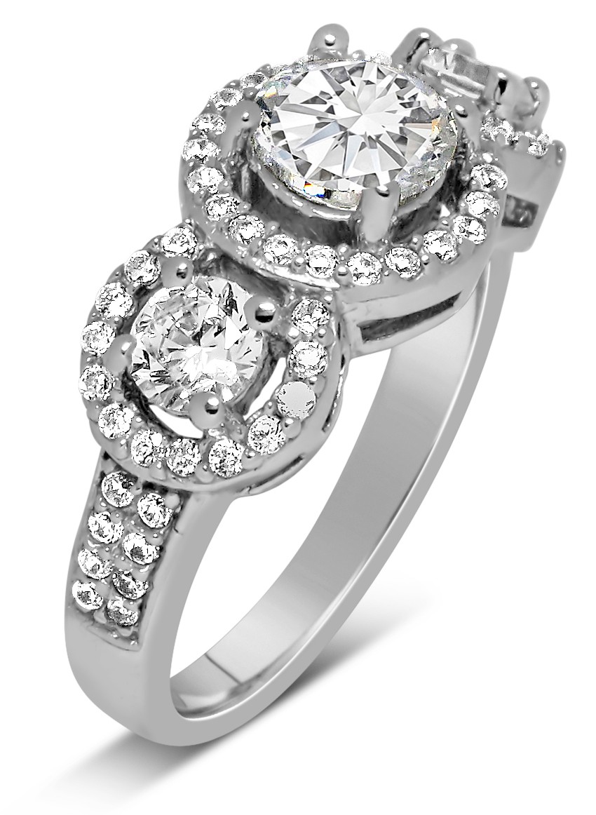 unique-white-gold-engagement-rings-for-women