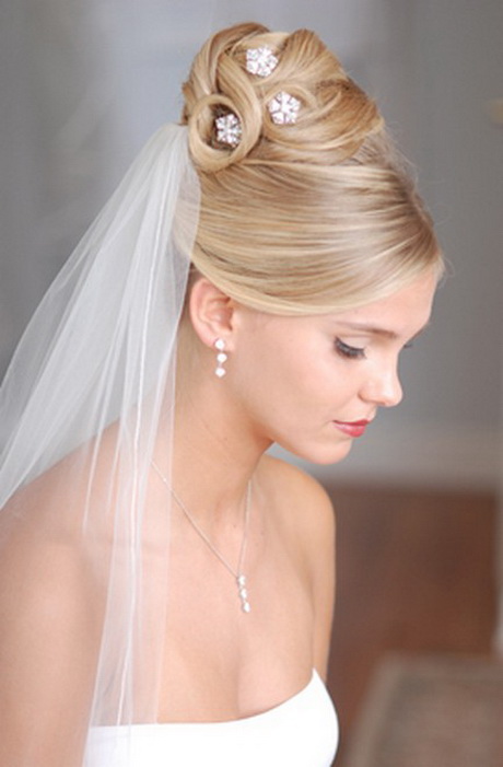 wedding-hairstyles-for-medium-hair-updos-with-veil
