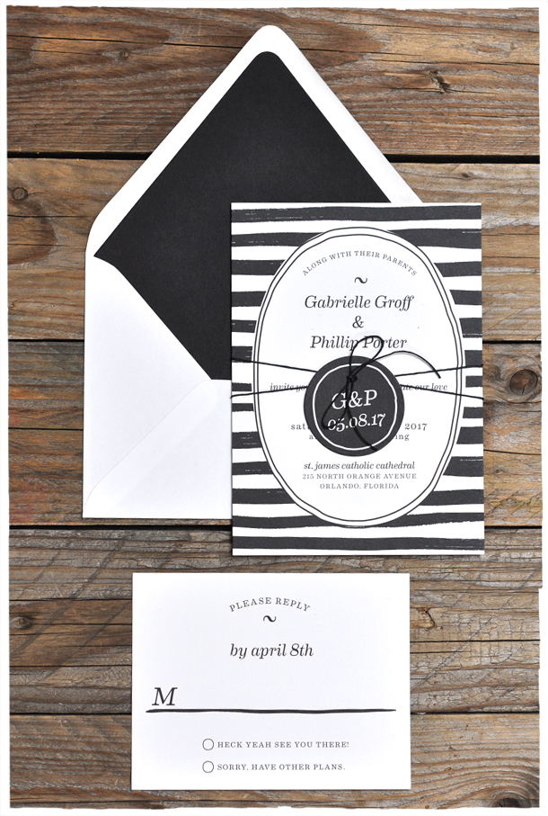 casual-stripe-wedding-invitation