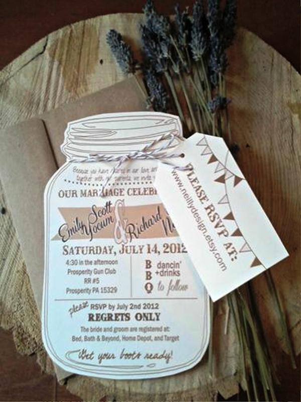 country-wedding-ideas-mason-jars-invitations