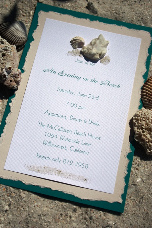 homemade-beach-theme-wedding-invitations