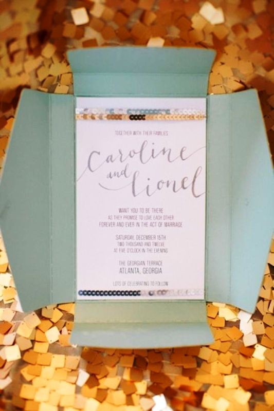mint-green-and-gold-wedding-invitation