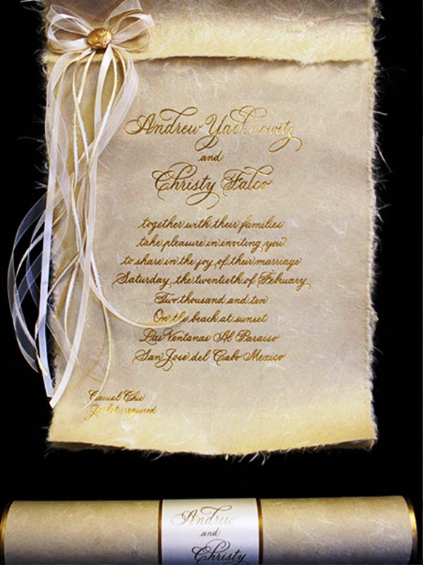 scroll-wedding-invitations