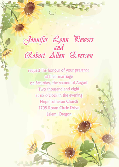 sunflower-wedding-invitation-card