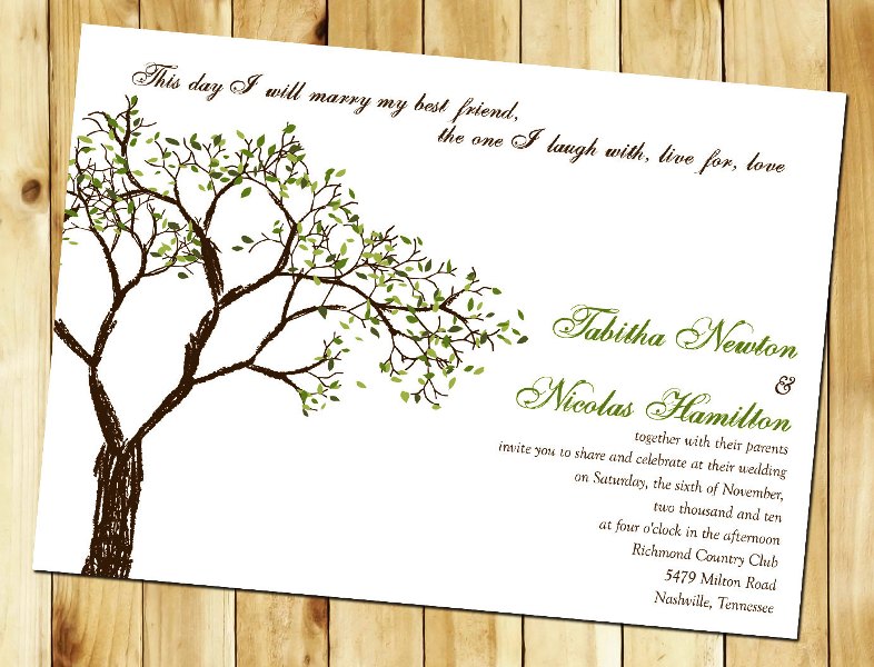 tree-wedding-invitation-templates