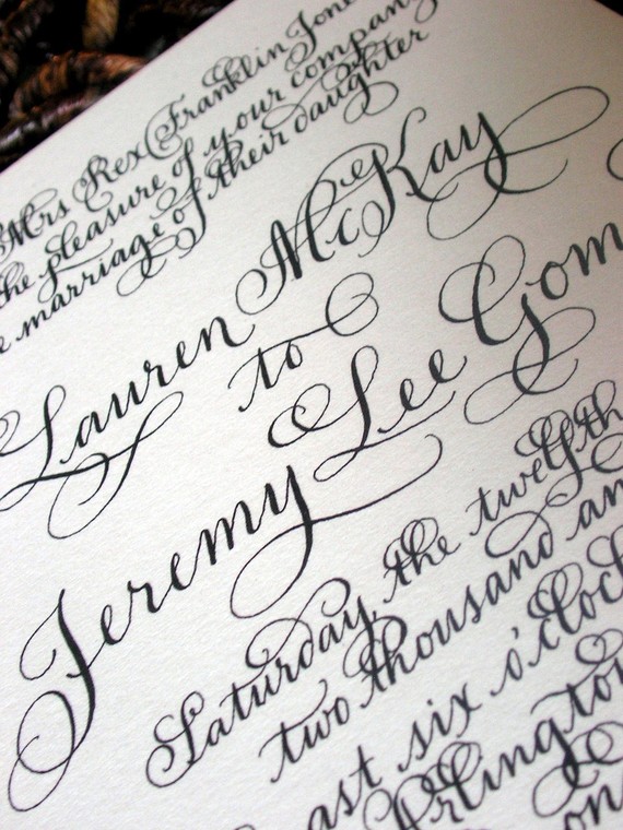 vintage-wedding-invitation-calligraphy