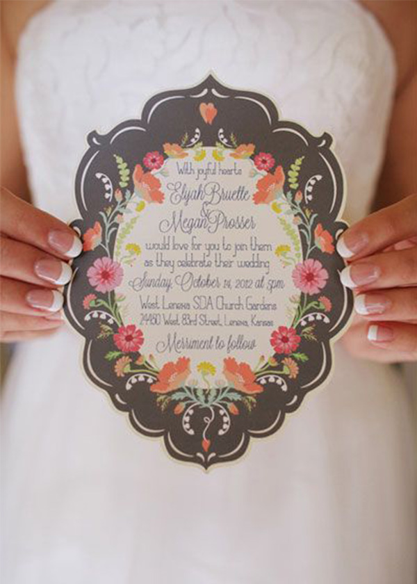 30 Beautiful Wedding Invitations Ideas You Can't Miss - Wohh Wedding