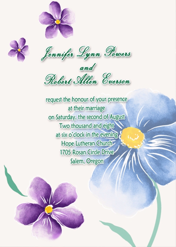 wedding-invitation-with-flower