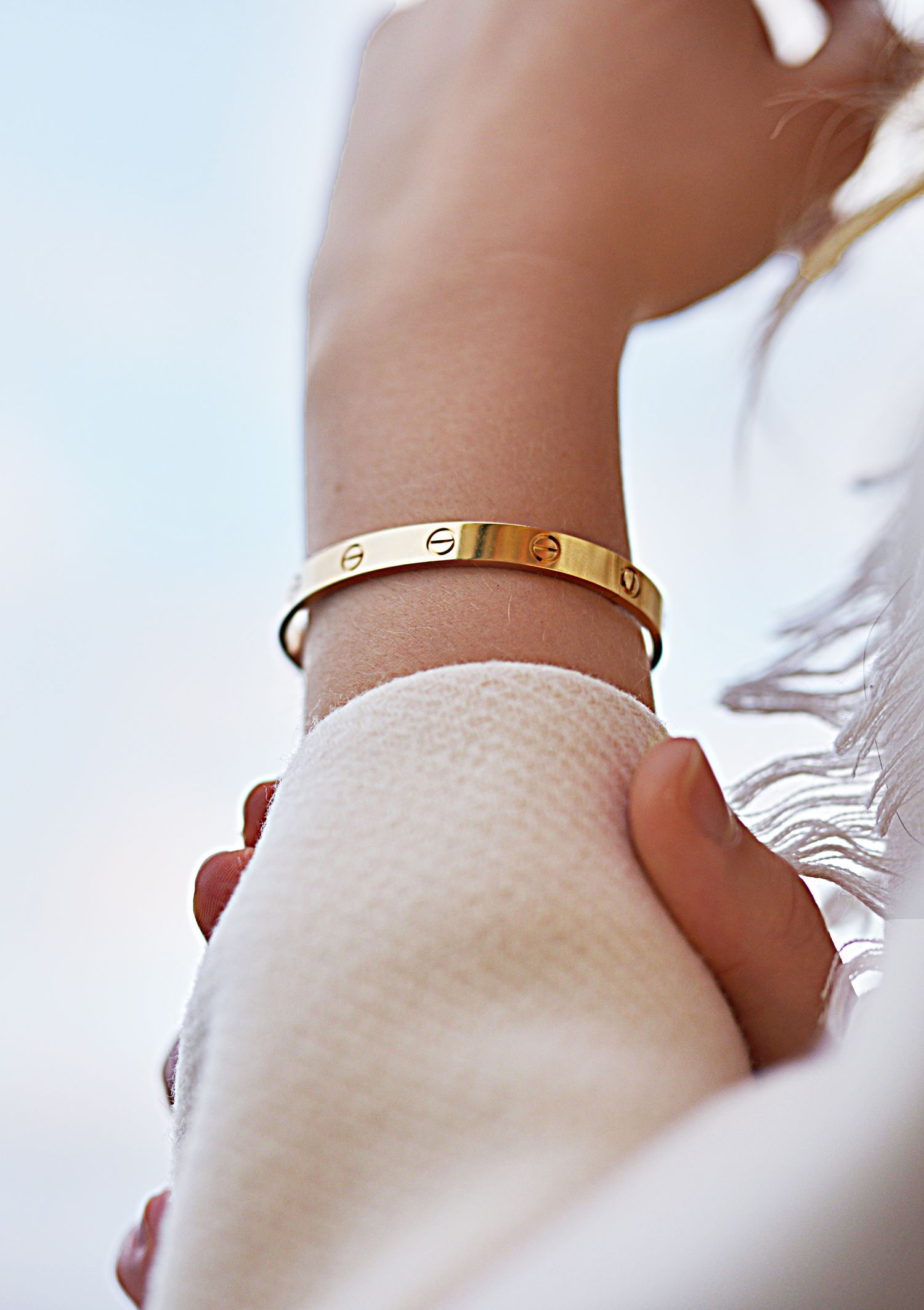 is the cartier love bracelet real gold