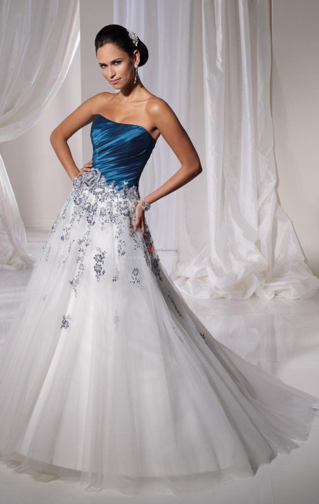 20 Blue Wedding Dresses Ideas - Wohh Wedding