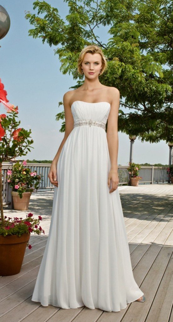 20 Gorgeous Empire Wedding Dresses Ideas - Wohh Wedding