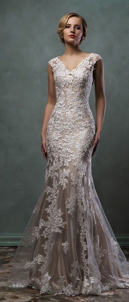 20 Champagne Wedding Dresses Ideas - Wohh Wedding