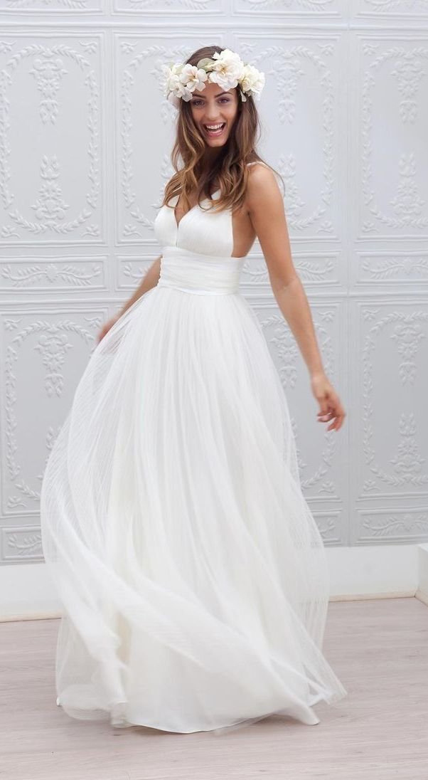 20 Wonderful Flowy Wedding Dresses Ideas Wohh Wedding