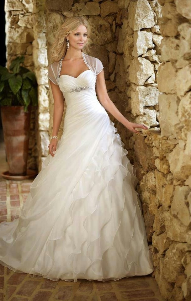 20 Fit and Flare Wedding Dresses Ideas - Wohh Wedding