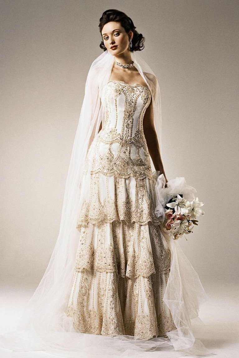 25 Romantic Country Wedding Dresses Ideas - Wohh Wedding