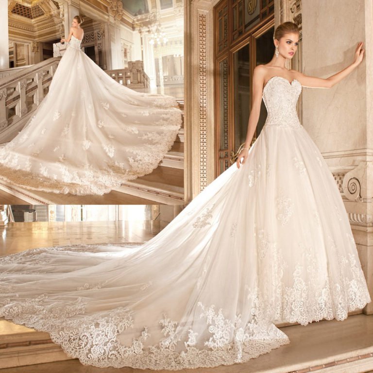 20 Superb Strapless Wedding Dresses Ideas