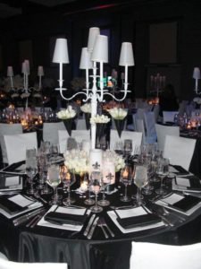 25 Black Wedding Decorations Ideas - Wohh Wedding