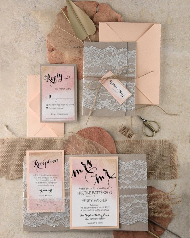 30 Boho Wedding Invitations Ideas You Love Wohh Wedding