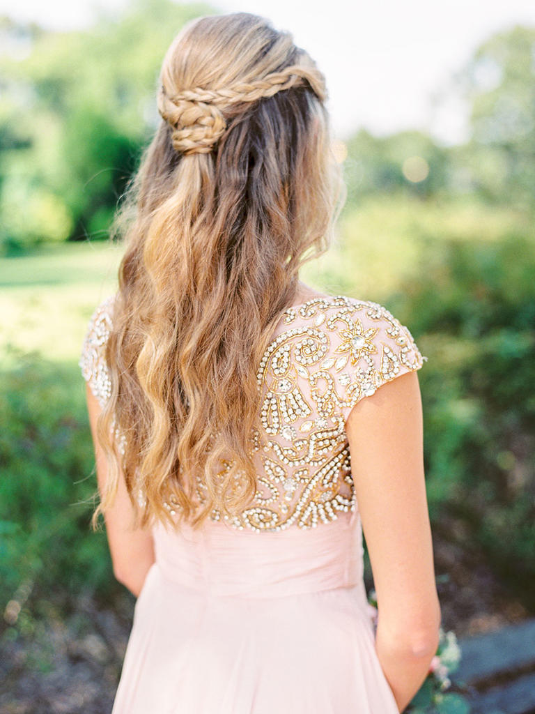 15 Half-Up Wedding Hairstyles for Long Hair - Wohh Wedding